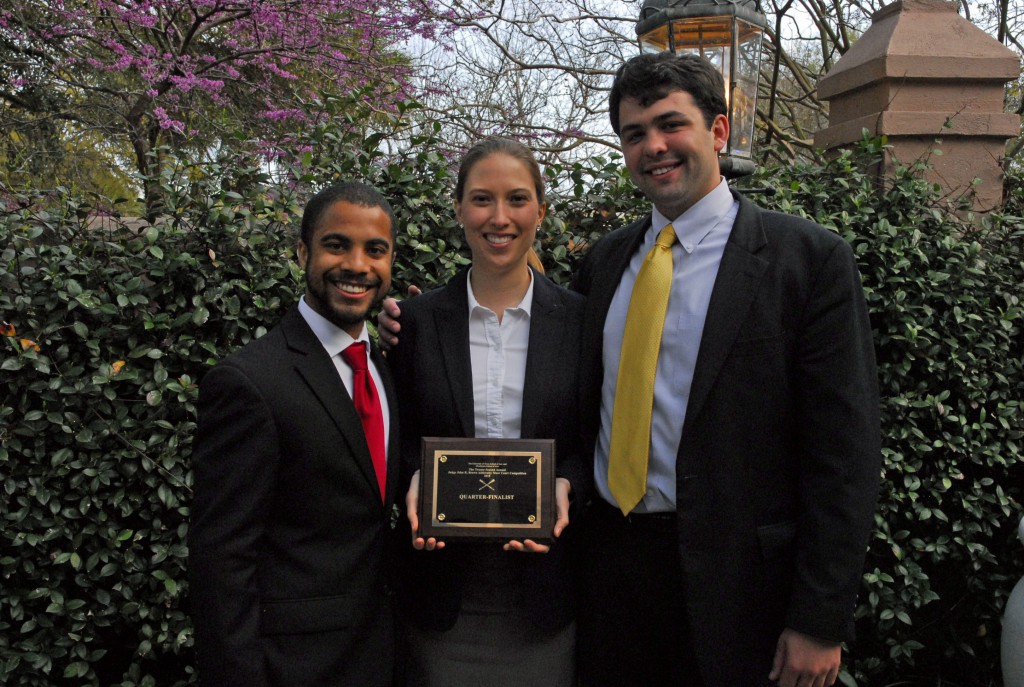 John R. Brown Admiralty Moot Court Competition "Gold" Team
