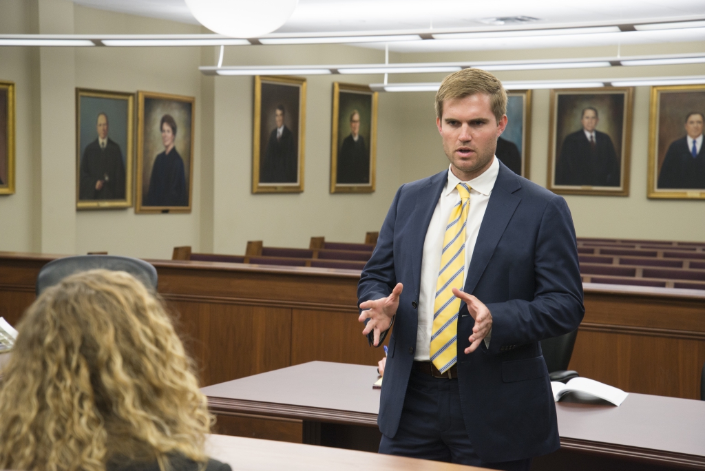 Students Participating in Trial Ad